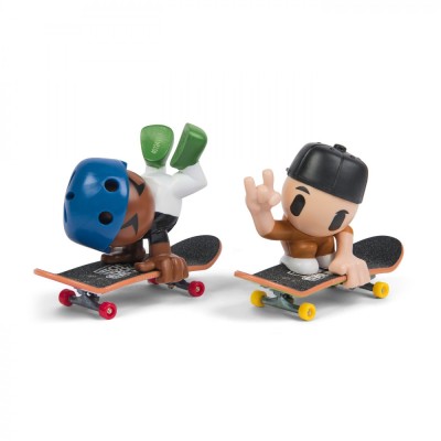 TECH DECH SK8 CREW PACHET 2 SETURI PLACA SI FIGURINA 9.6CM SAPCA NEAGRA SI CASCA ALBASTRA foto