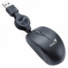 Mouse Genius MicroTraveler V2, USB, 1200DPI, Negru foto