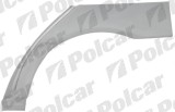 Segment reparatie aripa spate spate MERCEDES Clasa C (W203) 05.2000-03.2007, partea stanga, metal galvanizat, Model COMBI, Estate,