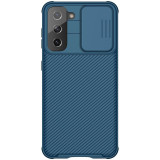 Husa protectie spate si camera foto, albastru, pentru Samsung Galaxy S21 (5G)- Nillkin CamShield
