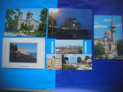 HOPCT LOT NR 533 CONSTANTA-CT-5 CARTI POSTALE-RSR-CIRCULATE foto