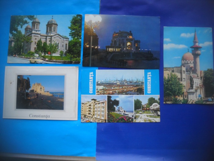 HOPCT LOT NR 533 CONSTANTA-CT-5 CARTI POSTALE-RSR-CIRCULATE