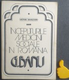 Inceputurile medicinei sociale in Romania G Banu Victor Sahleanu