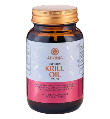 Premium Krill Oil 500 miligrame 90 capsule moi Aronia Charlottenburg foto