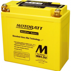 Baterie Moto Motobatt 6,5Ah 100A 12V MB5.5U