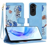 Husa personalizata fete Honor 90 Lite Techsuit FlipCraft, bleu
