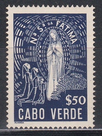 Capul Verde 1948 - Onorarea Statuii Maicii Domnului de la Fatima, MNH
