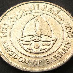 Moneda exotica 50 FILS - BAHRAIN, anul 2002 * cod 1648 B