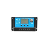 Regulator tensiune panou solar 10A 12/24V cu 2 porturi USB Cod: BK87430 Automotive TrustedCars