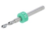 Burghiu 2,5mm oţel carbon pentru plăci PCB 1/8 (3,175mm)