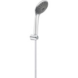 Set para de dus Grohe Vitalio Joy 110 Mono 27324000, 1/2&amp;#039;&amp;#039;, universal, suport, 1 pulverizare, furtun 1.75 m, crom