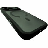 Husa ESR Classic, magnet, colturi intarite, TPU kaki inchis cu plastic kaki inchis semitransparent pentru Apple iPhone 17 Pro Max