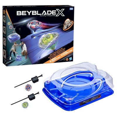 BEYBLADE X SET DE LUPTA DROP ATACK IMPACT DRAKE 9-60LR SI HOVER WYVERN 3-85N foto