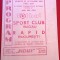 Program meci fotbal SC BACAU - RAPID BUCURESTI (29.10.1983)