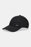 BOSS șapcă culoarea negru, cu imprimeu, 50544405