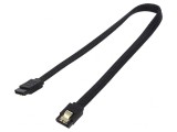 Cablu SATA III 0.3m Negru