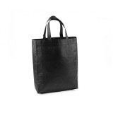 Sacosa decorabila cumparaturi Non-Woven, 30 x 37 cm, Negru