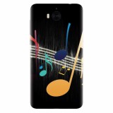 Husa silicon pentru Huawei Y6 2017, Colorful Music