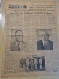 Scanteia 23 august 1955-vizita lui hrusciov in romania,cuvantarea lui dej