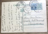 CP04 Carte postala veche 1934 catre student Nicu Chiritescu Scoala Politehnica Timisoara timbru Aviatiei stampila 1934