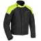 MBS Geaca textila impermeabila Oxford Spartan, versiune scurta, negru/galben-fluo, L, Cod Produs: SM210202LOX