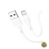 Cablu Date si Incarcare USB-A - microUSB HOCO X83 Victory 18W 1m Alb