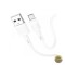 Cablu Date si Incarcare USB-A - microUSB HOCO X83 Victory 18W 1m Alb