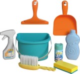 Set Curățenie de jucărie cu Mop, Galeata și accesorii "Clean Tools", 8pcs, EMC ONSHOP&reg;