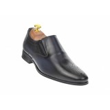OFERTA MARIMEA 40 - Pantofi barbati eleganti din piele naturala, cu elastic - 889BLM
