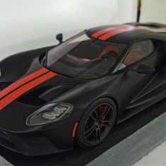 Macheta Ford GT 2015 Black/Orange - True Scale Models TSM 1/18