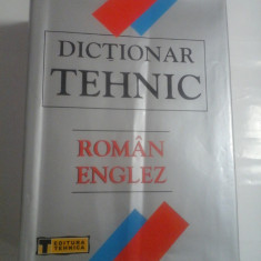 DICTIONAR TEHNIC ROMAN-ENGLEZ - 2001