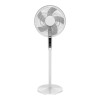 Ventilator de podea 40cm, alb, cu timer