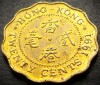 Moneda 20 CENTI - HONG KONG, anul 1991 * cod 4583, Asia