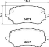 Set placute frana BREMBO P24236