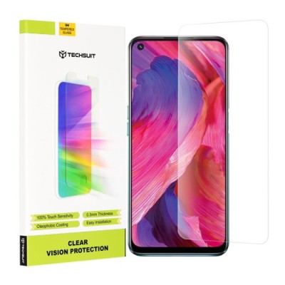 Folie pentru Oppo A54 5G / Oppo A74 5G / OnePlus Nord N200 5G - Techsuit Clear Vision Glass - Transparent foto