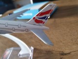 Macheta metalica de avion British Airways| Decoratie | Perfect pt cadou