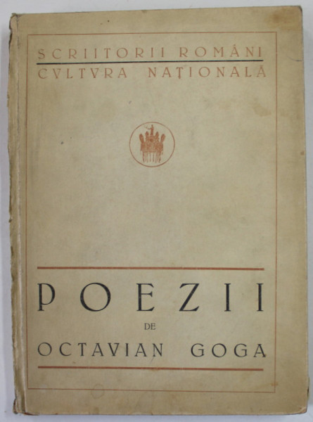 POEZII de OCTAVIAN GOGA , 1924