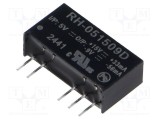 Convertor DC/DC 1W RECOM 4,5-5,5VDC la 15VDC și -9VDC