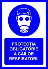 Placuta pentru protectia obligatorie a cailor respiratorii foto