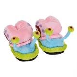 Papuci de Casă Dama de Iarnă Plush Melc cu Ochi 3D, CMCLASS