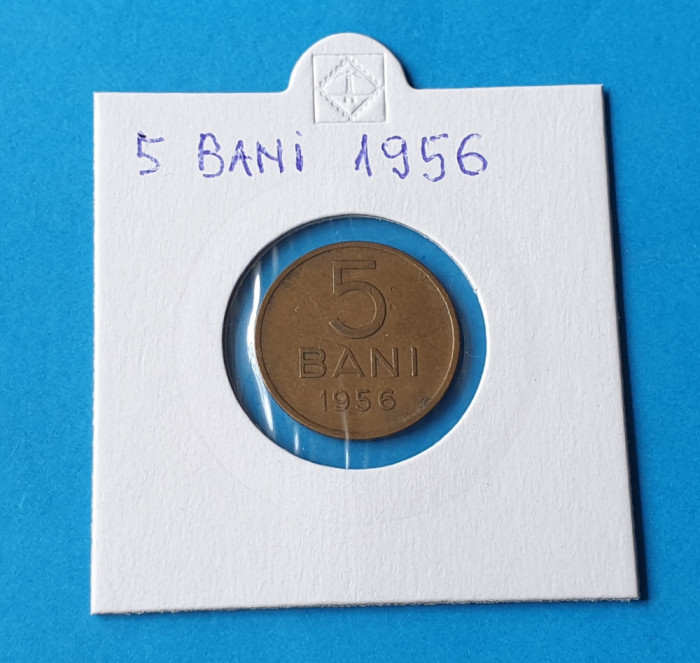 Moneda Republica Populara Romana - 5 Bani 1956 - stare buna