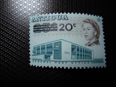 ANTIGUA SERIE ELISABETA II MNH foto