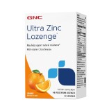 Gnc Ultra Zinc Lozenge, Zinc Cu Aroma Naturala De Portocale, 48 Tb