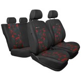 Huse auto universale Elegance rosii cu airbag 129842 AH161R