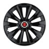 Set 4 Capace Roti, potrivite jantelor de R15, pentru Suzuki, model delta negru, Autohelix MSA
