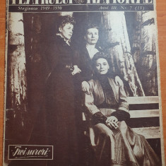 revista teatrului national stagiunea 1949-1950 - piesa - trei surori