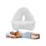 Pern&Auml; ortopedic&Auml; ergoheart, suport anatomic pentru picioare, spum&Auml; cu memorie, curea anti-c&Auml;dere, 25x23x13 cm, alb