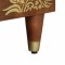 Set dulap baie 3 buc. Maro miere Lemn de mango solid - 11
