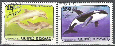 Guinee Bissau 1984 Dolphins, Whales A.30 foto