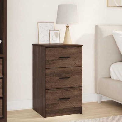 vidaXL Dulap de noapte Stejar brun 38 x 38 x 66 cm Lemn compozit 883381 foto